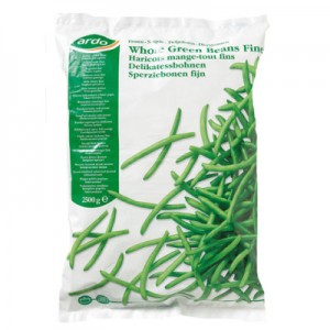 Pupelės šparaginės šaldytos, žalios, nepjaustytos, ARDO, 2,5 kg